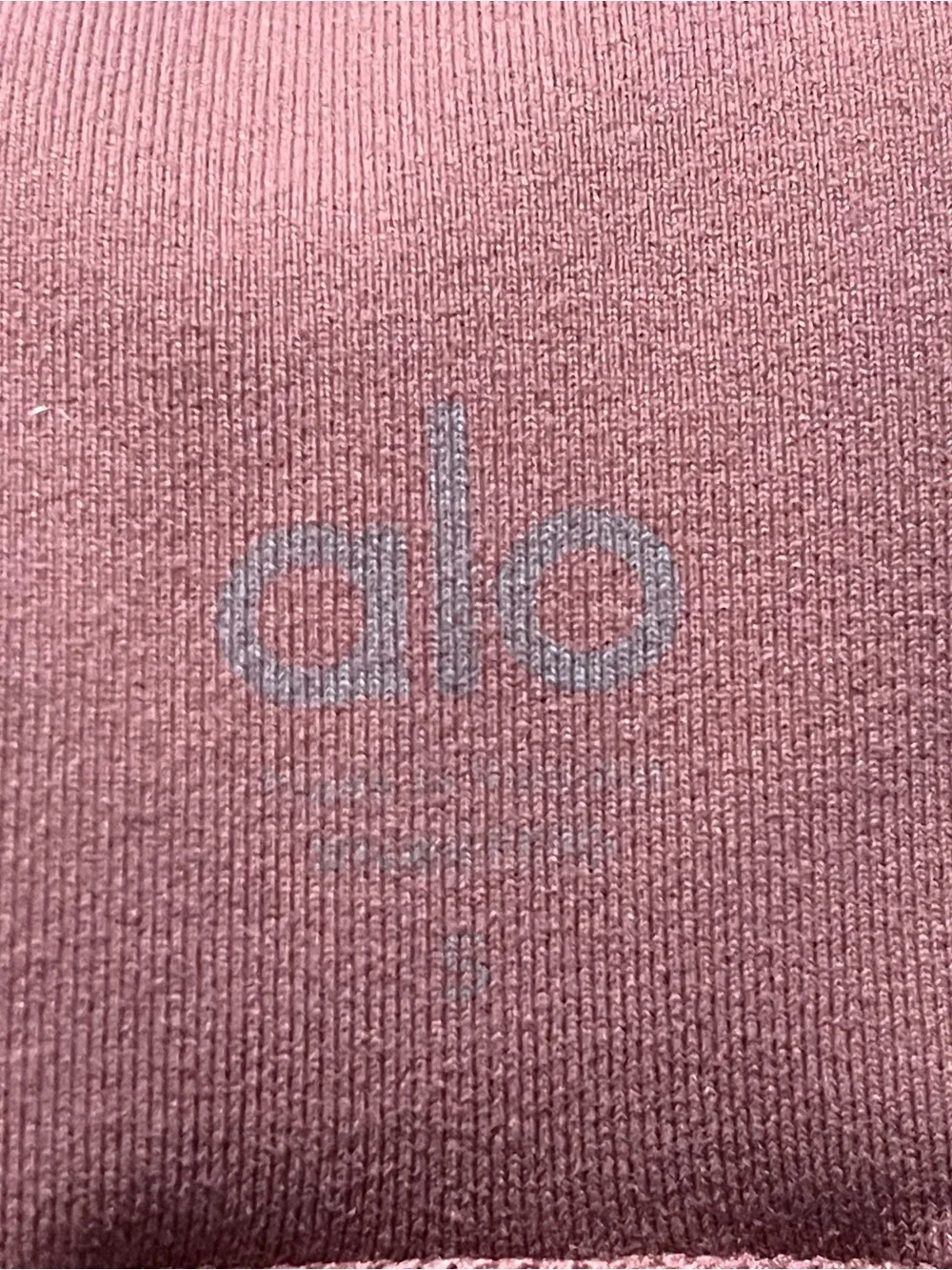 Alo Yoga Womens High Waist Luxe Sheila Legging Sz S In Rosewood Velvet Pink